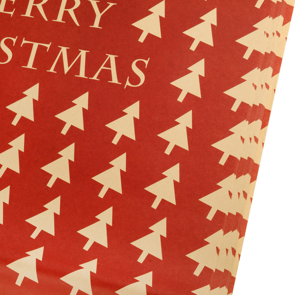 Бумага подарочная "Merry Christmas", 58x58 см, 80г/м2, набор (20 шт)-1