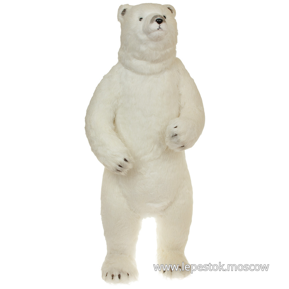 Фигура "Медведь" (искусственный мех), 50х48хН117 см